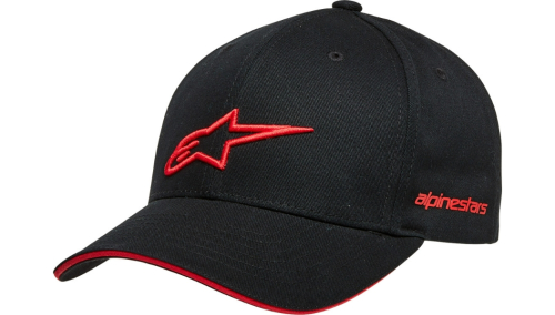 Alpinestars - Alpinestars Rostrum Hat - 1232-81000-1030 - Black/Red - OSFM