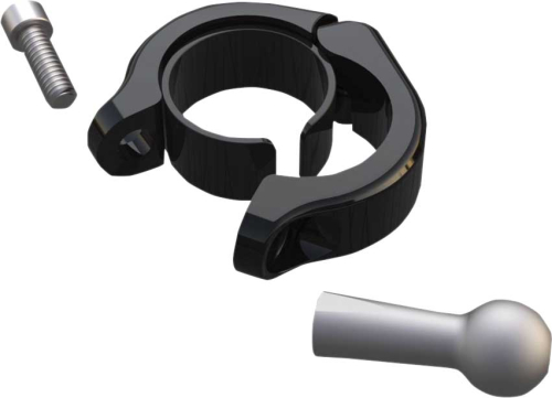 Ciro - Ciro Aluminum Clamp Kit - 1-1/8in. or 1-1/4in.  Round Bars - Black - 50139