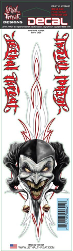 Lethal Threat - Lethal Threat Pinstripe Jester Decal - LT00621