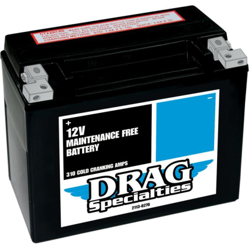Drag Specialties - Drag Specialties AGM Maintenance-Free Battery - VTX20H-BS