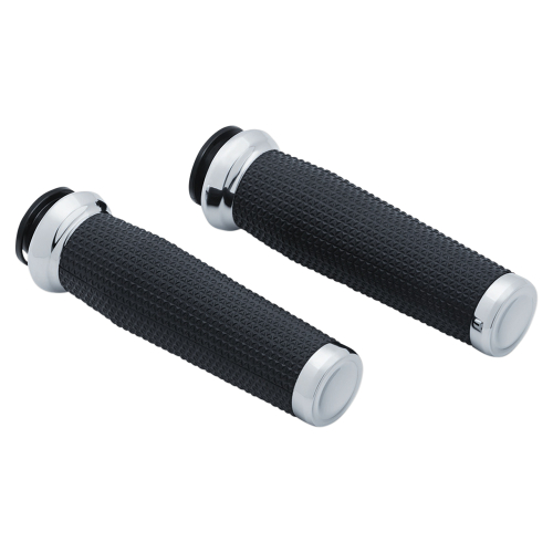 Kuryakyn - Kuryakyn Thresher Grips - Chrome - 5960