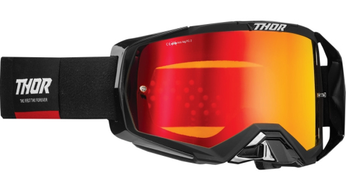 Thor - Thor Activate Goggles - 2601-2794 - Black/Red / Irridium Lens - OSFM