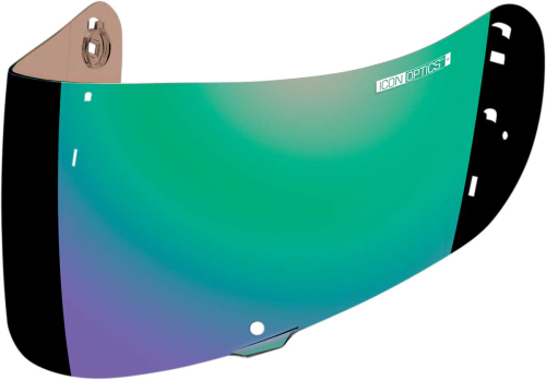 Icon - Icon Optics Shield for Airmada Helmet - RST Green - 0130-0480