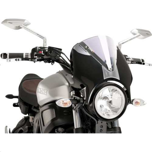 PUIG - PUIG Retrovision Windshield - Black Fairing - Clear - 9560W