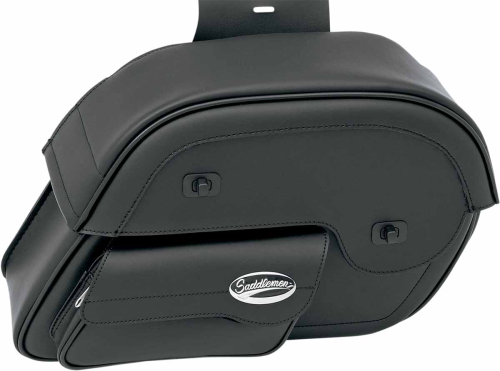 Saddlemen - Saddlemen Cruisn Slant Face Pouch Saddlebag - Jumbo - 3501-0382