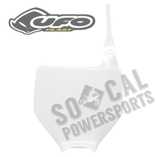 UFO Plastics - UFO Plastics Front Number Plate - White - KA03754-047