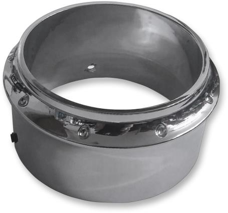 Covingtons - Covingtons 3in. Dimpled Billet Aluminum Exhaust Tip - Chrome - C1088-C