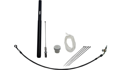 Fat Baggers, Inc. - Fat Baggers, Inc. EZ Install Handlebar Kit - Black Braided - 109916-B