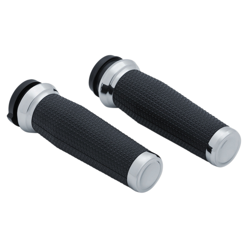 Kuryakyn - Kuryakyn Thresher Grips - Chrome - 5942