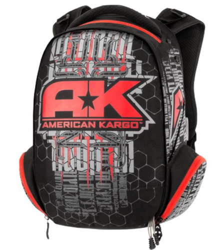 American Kargo - American Kargo Commuter Backpack - Red - 3517-0337