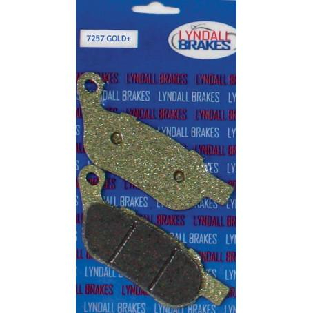 Lyndall Racing Brakes - Lyndall Racing Brakes Gold+ Brake Pads - 7257-GPLUS