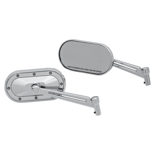 Kuryakyn - Kuryakyn Heavy Industry Mirrors - Chrome - 1736