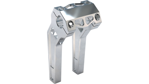 LA Choppers - LA Choppers 1.25in. Pullback Riser Kit - 8in. - Raw Aluminum - LA-7481-08R