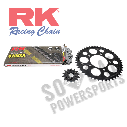 RK - RK Quick Acceleration Chain Kit with Steel Sprocket - Natural - 3068-999P
