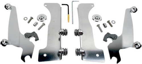 Memphis Shades - Memphis Shades Trigger-Lock Mount Kit for Sportshield Windshields - Polished - MEK1950