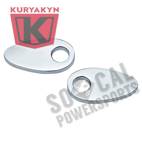 Kuryakyn - Kuryakyn Fender Strut Adaptor Plate - Chrome - 2577