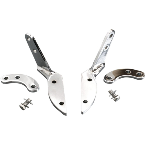 Rivco Products - Rivco Products Highway Peg Mount Set - Chrome - CA004-RTC