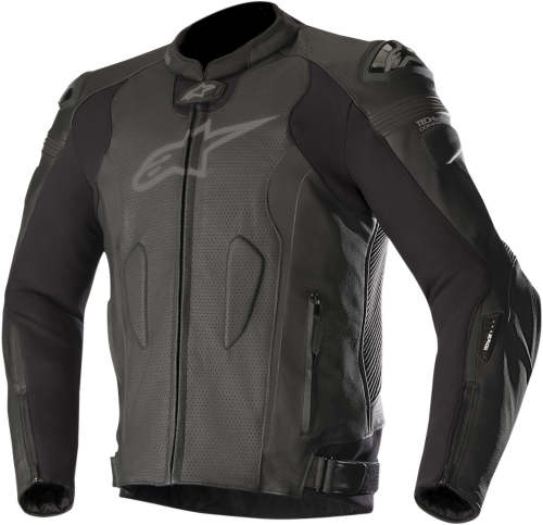 Alpinestars - Alpinestars Missile Leather Jacket - 3100118-1108-50 - Black/Black - 40