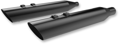 Khrome Werks - Khrome Werks 4.50in. HP-Plus Slip-Ons - Black-Slash Cut - 202785