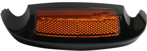 Custom Dynamics - Custom Dynamics LED Front Fender Tip Housing - Amber LED/Amber Lens - GEN-FT-AA-BLK