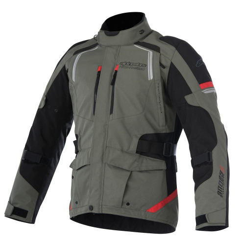 Alpinestars - Alpinestars Andes V2 Drystar Jacket - 3207517-6083-2X - Military Green/Black/Red - 2XL