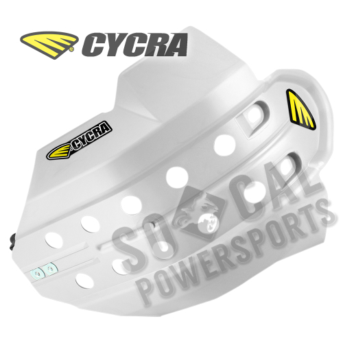 Cycra - Cycra Full Armor Skid Plate - White - 1CYC-6216-42