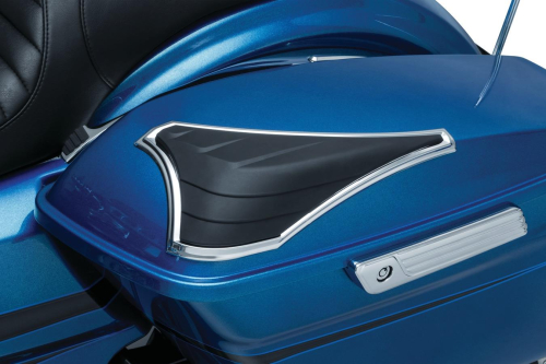 Kuryakyn - Kuryakyn Saddlebag Scuff Protectors - Chrome - Pair - 6824