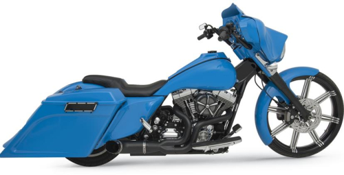 Python - Python Rayzer 2:1 Exhaust System - Matte Black - 1800-1665
