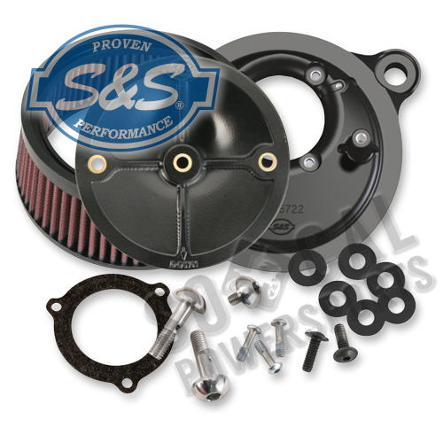 S&S Cycle - S&S Cycle Super Stock Stealth Air Cleaner Kit for S&S Engines - 170-0165
