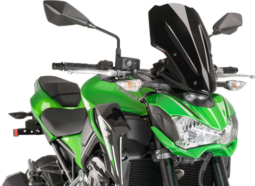 PUIG - PUIG Naked New Generation Touring Windscreen - Black - 9392N