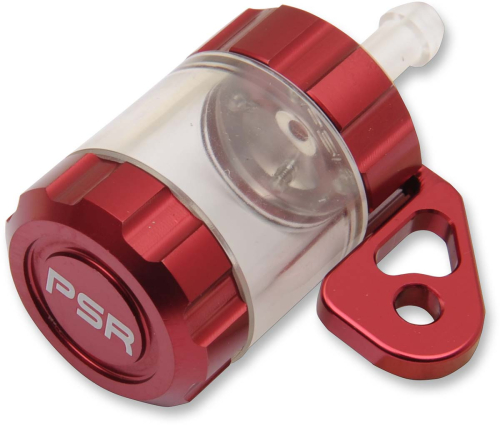 PSR - PSR Transparent Clutch Reservoir - Single Finish - Red - 00-01807-24