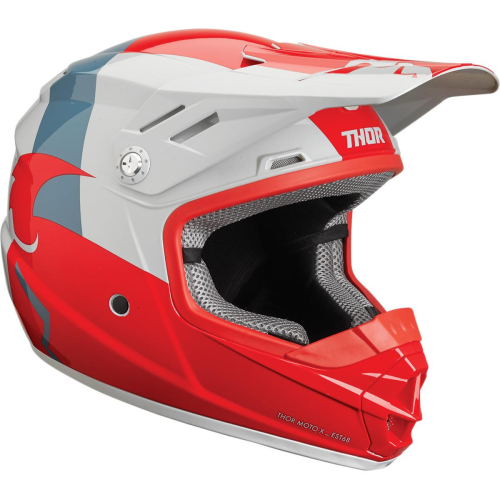 Thor - Thor Sector Shear Youth Helmet - 0111-1171 - Red/Light Gray - Small