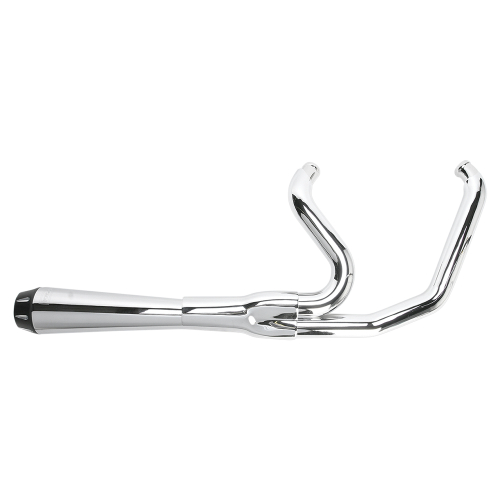 Bassani Manufacturing - Bassani Manufacturing Road Rage 2:1 Short Megaphone Exhaust System - Chrome - 1FXR2