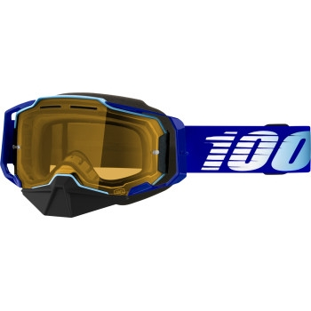 100% - 100% Armega Snow Goggles - 50007-00004 - Nuclear Citrus/Neon Yellow/Black / Yellow Lens - OSFM
