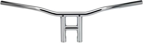 Biltwell Inc. - Biltwell Inc. 1in. Tyson XL 8in. Slotted Handlebar - Chrome - 6238-1053