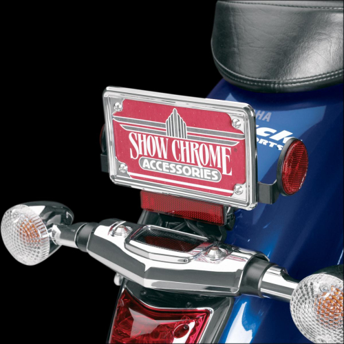 Show Chrome - Show Chrome Contours License Plate Trim - 4-253