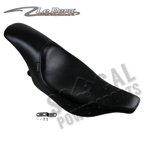 Le Pera - Le Pera Silhouette Seat - Smooth Full Length with Biker Gel - LGH-867