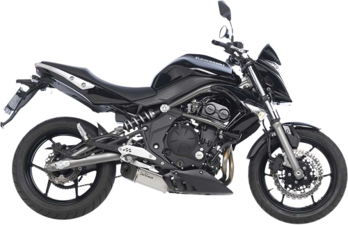 Leo Vince - Leo Vince Underbody Slip-on - Stainless Muffler - Carbon End Cap - 8242U