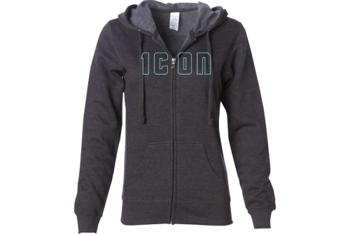 Icon - Icon KS Womens Hoodie - 3051-1209 - Charcoal - X-Small