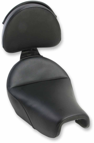 Saddlemen - Saddlemen Renegade Heels Down Solo Seat with Driver Backrest and Studs - 807-11-0031