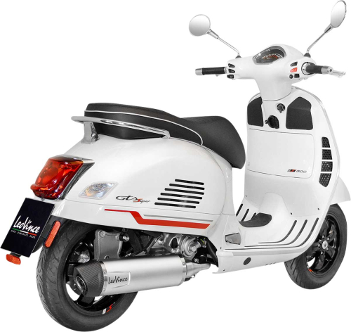 Leo Vince - Leo Vince LV One Evo Slip-On - Stainless Muffler - Carbon End Cap - 14362E