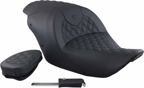 Saddlemen - Saddlemen Roadsofa LS Seat with Backrest - Unheated - H23-20-182BR