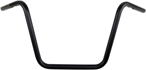 Drag Specialties - Drag Specialties 1in. Buckhorn High Handlebar - Flat Black - 0601-4190