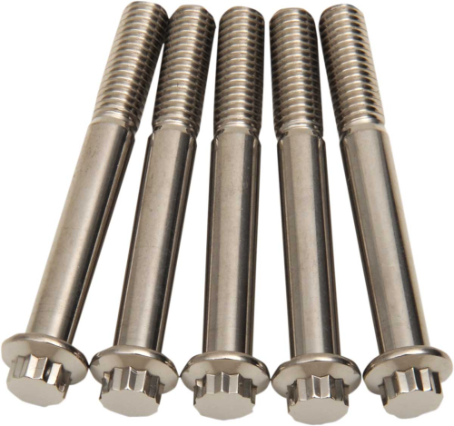 Diamond Engineering - Diamond Engineering 12-Point Stainless Steel Coarse Thread Bolt Refill Packs - 3/8in.-16 x 3in. - TC0630HP-5