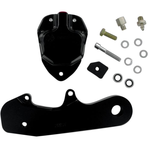 GMA Engineering - GMA Engineering 2-Piston Custom Rear Brake B-Caliper Kit - Smooth Black - GMA-201STSB