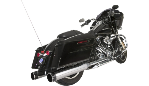 S&S Cycle - S&S Cycle El Dorado Dual Exhaust System - Chrome with Thruster End Caps - 550-0677B