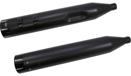 S&S Cycle - S&S Cycle El Dorado Dual Exhaust System - Black with Tracer End Caps - 550-0680B