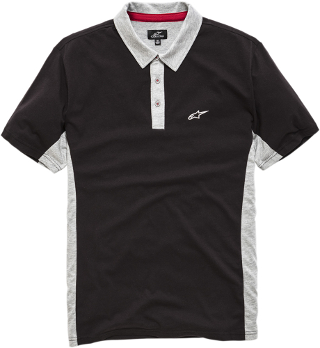 Alpinestars - Alpinestars Championship Polo Shirt - 1210415001028L - Black/Gray Heather - Large