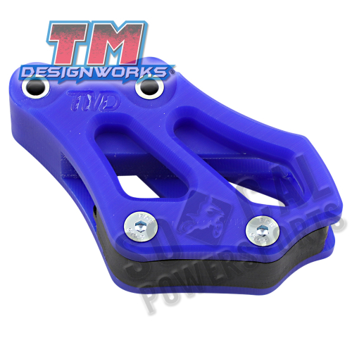 T.M. Designworks - T.M. Designworks Factory Edition Mini Bike Rear Chain Guide - Blue - RCG-KA65-BU