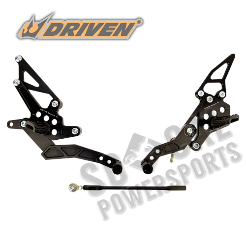 Driven Racing - Driven Racing TT Rearset - DRP-709-BK